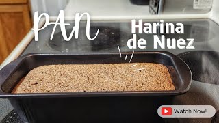 Receta de pan de nuez con 3 ingredientes saludable y delicioso [upl. by Rodgers]