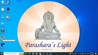 PARASHAR LIGHT 90 KUNDLI SOFTWARE COMPLETE TUTORIAL [upl. by Ocana]