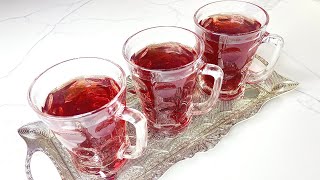 Brewed Borage Tea Recipe چای گل گاو زبان l Flavorsome Kitchen [upl. by Fannie767]