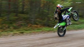 KX250F 4Stroke Ride amp Wheelies [upl. by Aizti]