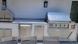 Hestan Grill Cart Island by LA Custom Grill Islands [upl. by Giles]