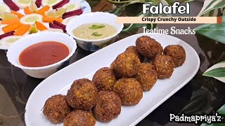 How to make Falafel with Tahini Sauce  Crispy Crunchy Fried Chickpea Balls  Middle East Snack [upl. by Nevets913]