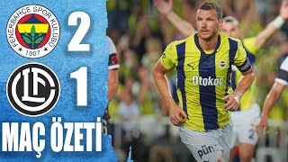 Fenerbahçe  Lugano Maç Özeti  Fenerbahçe 21 Lugano [upl. by Va717]