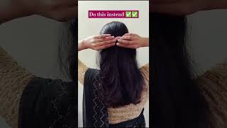 Try this instead ✅👍viralvideo hairstyle trendingvideo [upl. by Aicemat56]