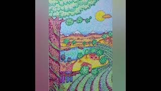 Creative Pointillism Art pointillism art creative [upl. by Drusi]