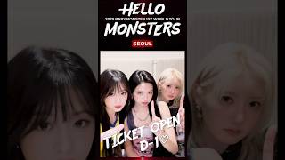 2025 BABYMONSTER 1st WORLD TOUR HELLO MONSTERS IN SEOUL  TICKET OPEN D1 shorts [upl. by Tecu]