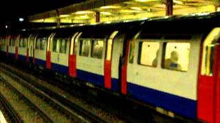 London Underground District amp Piccadilly Line trains at Barons Court [upl. by Derfla]