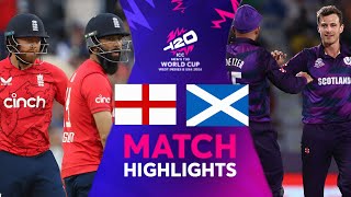 England vs Scotland Highlights  ICC T20 World Cup Match 6  Eng vs Sco Highlights [upl. by Ngo]