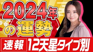 発 表【星ひとみ】2024年の運勢！天星術占い 天星術12タイプ別 星ひとみ [upl. by Notsag810]