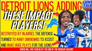 DET LIONS  LIONS ADDING THESE PLAYERS WHO ARE MAKING A BIG IMPACT ON THE DEFENSIVE SIDE [upl. by Haela]