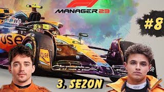 F1 Manager 23  3 Sezon Canada GP  McLaren 8 [upl. by Medin]