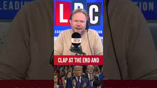 James OBrien reacts to Donald Trumps breathtakingly bonkers speech on childcare  LBC [upl. by Nifares]