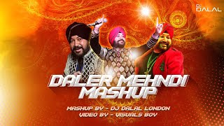 Daler Mehndi  Mega Dance Mashup  DJ Dalal London  OLD IS GOLD  Kudiyaan Shehar DiyanNa Na Na Re [upl. by Ylurt35]