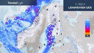 Lännestä lumi ja vesisateita – sääennuste 311–222024 [upl. by Aiyot]