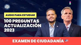 Nueva pronunciación en 100 preguntas cívicas  Ciudadanía Americana 2023 [upl. by Depoliti123]