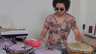 Multi Percussion  Congas amp Timbales Salsa [upl. by Ennairam]