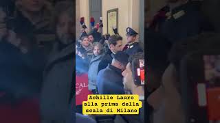 Prima alla Scala di Milano 2024 l’arrivo di Achille Lauro [upl. by Vanessa]