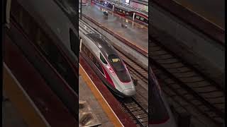 Fuxing intelligent EMU CR400AF💡👀🚅❤️📸🇨🇳 highspeedtrainchina fastesttrainsinchina [upl. by Ahsinat]