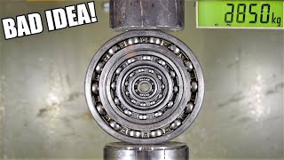 Crushing Dangerous Steel Parts with Hydraulic Press Compilation VOL 1 [upl. by Setiram613]