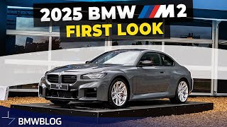 2025 BMW M2 in Grigio Telesto  First Look [upl. by Aneekas297]