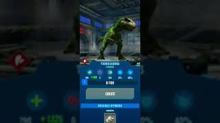 Jurassic world alive tarbosaurus unlocked tarbosaurus jurassicworld jurassicworldalive [upl. by Kenelm]