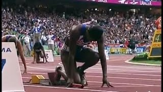 Les Françaises championnes du monde du 4x100m Paris 2003 [upl. by Ariajay]