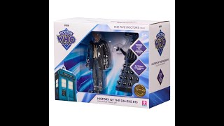 Doctor Who History Of The Daleks Set 13 Death Zone Dalek Five Doctors review [upl. by Ardnac701]