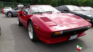 Red Ferrari 308 GTS Acceleration [upl. by Alenson]