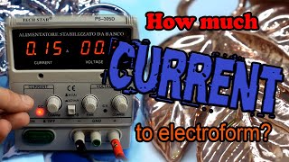 How to Set Up Your Power Supply and Calculate the right Current for Electroforming [upl. by Nadbus211]