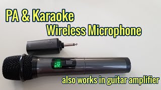 Wireless Microphone from Amazon ARCHEER UHF Bluetooth Microphone with Rechargeable Receiver [upl. by Netsryk215]