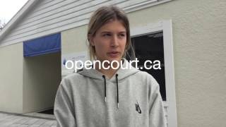 Eugenie Bouchard  Offseason interview [upl. by Flavius]