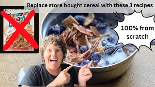 Homemade Cereal Alternatives Three FROM SCRATCH Recipes mennoniterecipes [upl. by Ordisi]