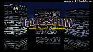 The Late Show With David Letterman Theme 19992015 CLEAN [upl. by Brownley949]