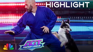 Adrian Stoica amp Hurricane level up with AMAZING tricks  SemiFinals  AGT Fantasy League 2024 [upl. by Drol419]