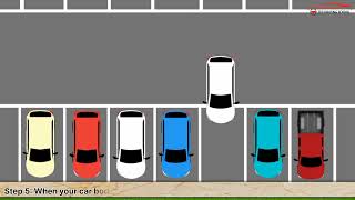 Forward Parking Step by Step How to Park How to Park a Car carparking parking [upl. by Einhpets]