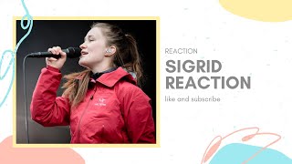 Sigrid – Mirror Live on Later Full Video Reaction [upl. by Euhsoj636]