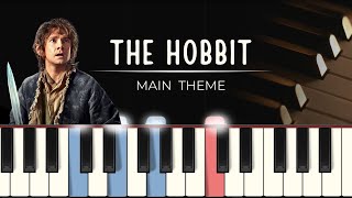 The Hobbit Theme MIDI  piano sheets  synthesia tutorial [upl. by Lail]