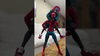 shorts Posing Mafex Miles Morales actionfigures [upl. by Atram473]