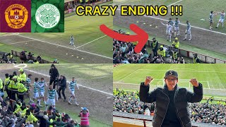 CRAZY ENDING  MOTHERWELL V CELTIC 13 HIGHLIGHTS [upl. by Airretnahs]