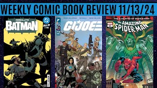 Weekly Comic Book Review 111324 [upl. by Hsizan]