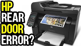 HP Color LaserJet Printer Rear Door Open Error Fixed [upl. by Zirtaeb]