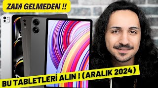 Zam Gelmeden Alınabilecek En İyi 10 Tablet  ARALIK 2024 [upl. by Birdella]