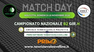 Tennistavolo Avellino  CAMPIONATI NAZIONALI A SQUADRE  STAGIONE 202425 CATB2 GIRH  2 giornata [upl. by Adlesirc]