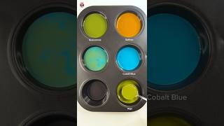 Color mixing 1  Liquid paint mixing ASMR colormixing paintmixing mixedcolors asmr [upl. by Fulks]