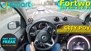 2022 Smart Fortwo Electric Drive EQ 82 PS CITY POV DRIVE [upl. by Boonie]