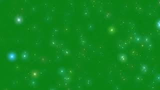 Green Screen Star Particles  Partículas de Estrellas Pantalla Verde [upl. by Eatnad297]