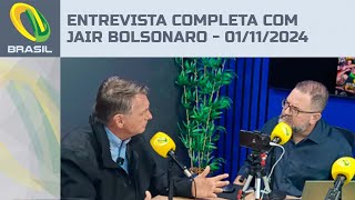 Entrevista completa com Jair Bolsonaro  01112024 [upl. by Ahsiner]