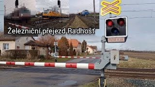 Železniční přejezd Radhošť 2122024 AŽD 97 P4894 3 [upl. by Kraska]