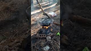 Dutch oven backwoods cooking [upl. by Aynatan551]