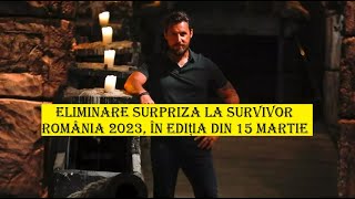 Eliminare la Survivor România 2023 în ediția din 15 martie 2023 [upl. by Crosley]